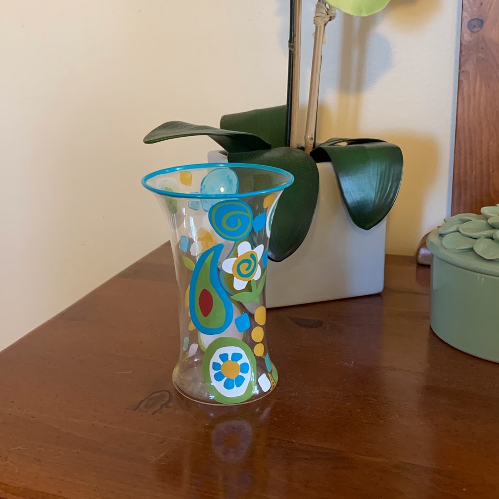 ANGELA MOORE Handpainted Vase